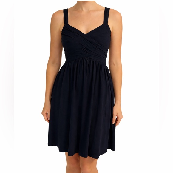 Brooklyn Industries Dresses & Skirts - Brooklyn Industries Navy Blue Fit & Flare Dress Medium